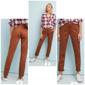 Relaxed Striped Chino Pants